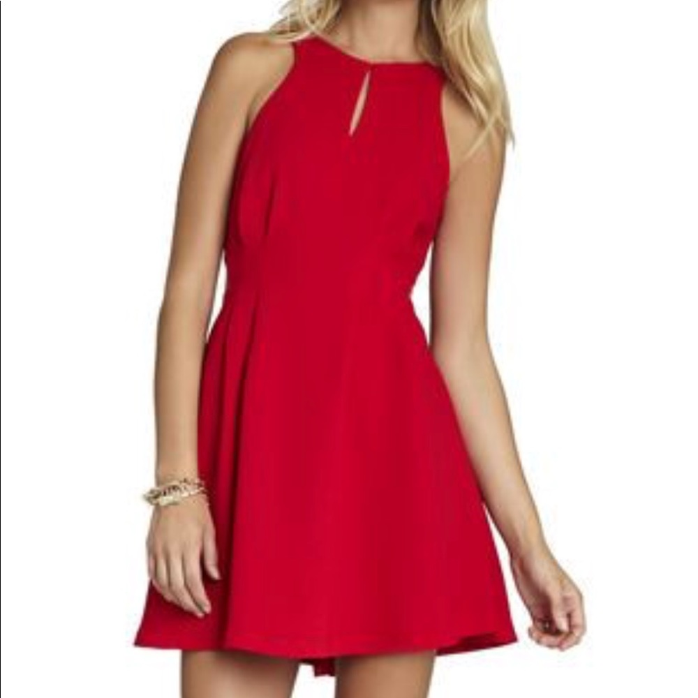 BCBGENERATION CUTOUT WAIST DRESS